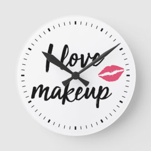 Reloj Redondo Mediano Amo maquillaje