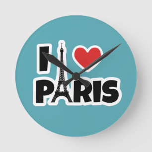 Reloj Redondo Mediano Amo París