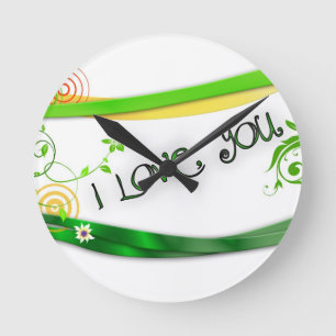 Reloj Redondo Mediano Amor