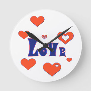 Reloj Redondo Mediano Amor
