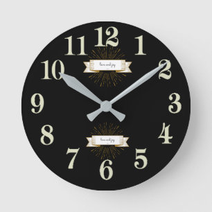 Reloj Redondo Mediano Amor&alegría