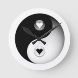 Reloj Redondo Mediano Amor y Paz