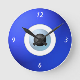 Reloj Redondo Mediano Amuleto para rechazar el mal de ojo