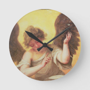 Reloj Redondo Mediano An Angel holding a Glass Flask