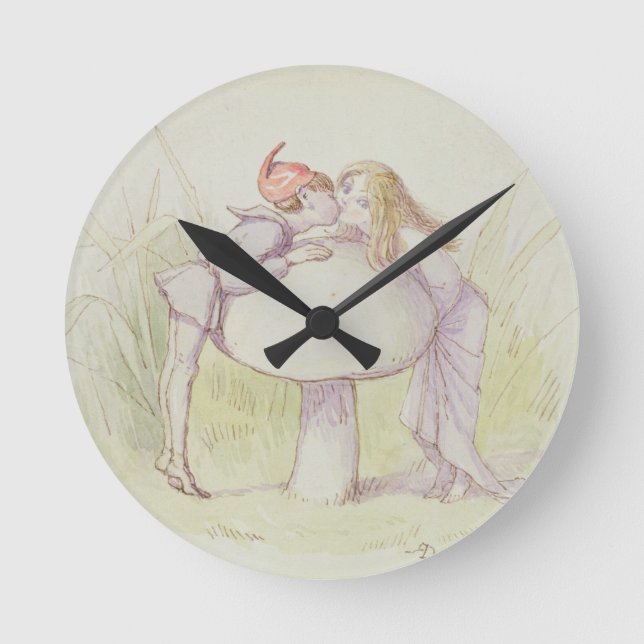 Reloj Redondo Mediano An Elf and a Fairy (Anverso)
