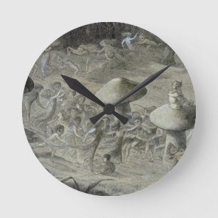 Reloj Redondo Mediano An Elfin Dance by Night, illustration from 'In Fai