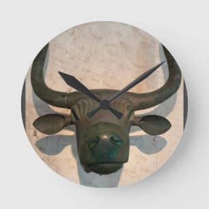 Reloj Redondo Mediano Ancient Bull