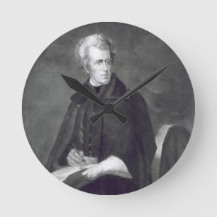 Reloj Redondo Mediano Andrew Jackson, 7mo Presidente de los Estados