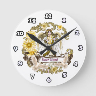 Reloj Redondo Mediano Ángel Daisy