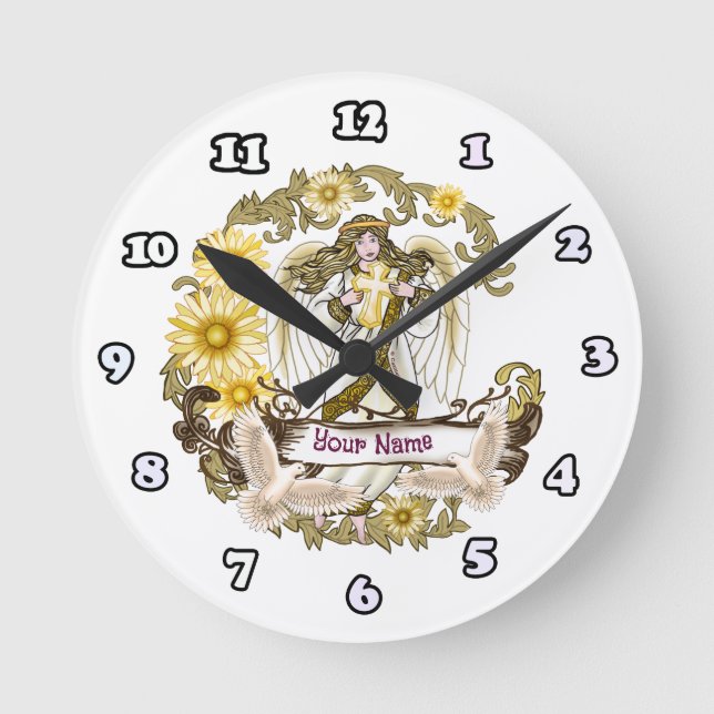 Reloj Redondo Mediano Ángel Daisy (Anverso)
