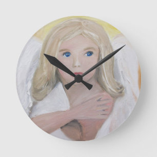 Reloj Redondo Mediano Ángel de la guarda