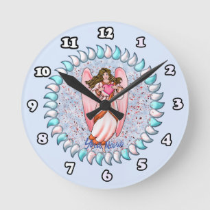 Reloj Redondo Mediano Ángel del Amor
