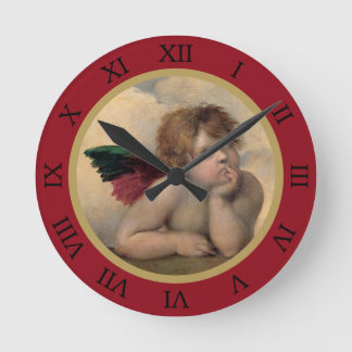 Reloj Redondo Mediano Angel of the Sistine Madonna by Raphael