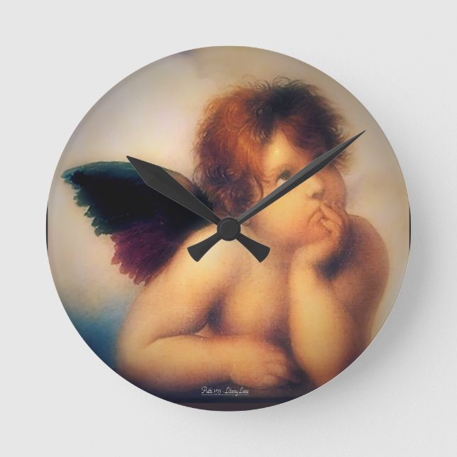 Reloj Redondo Mediano Ángel Putti (Anverso)