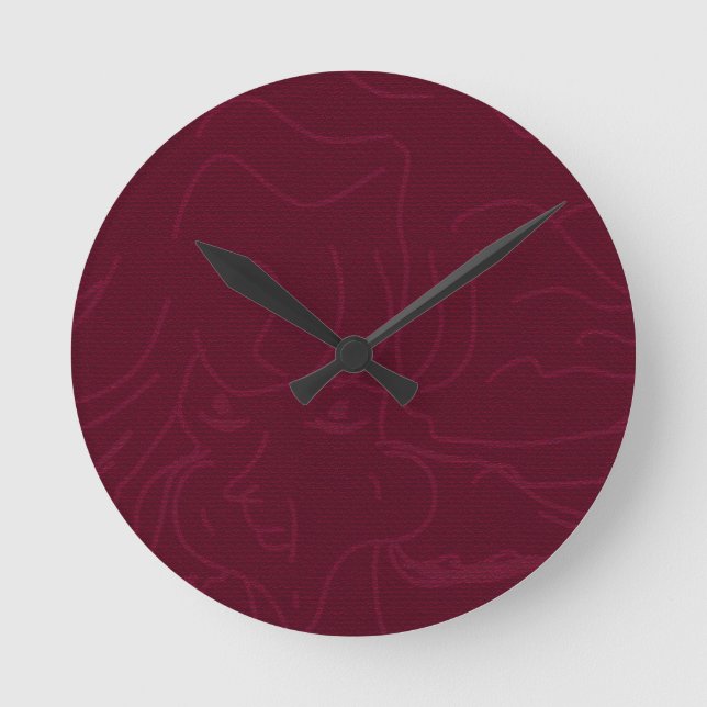 Reloj Redondo Mediano Animación Tenebrosa  (Anverso)