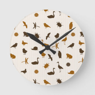 Reloj Redondo Mediano Animal pattern 2