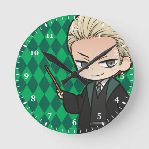 Reloj Redondo Mediano Anime Draco Malfoy