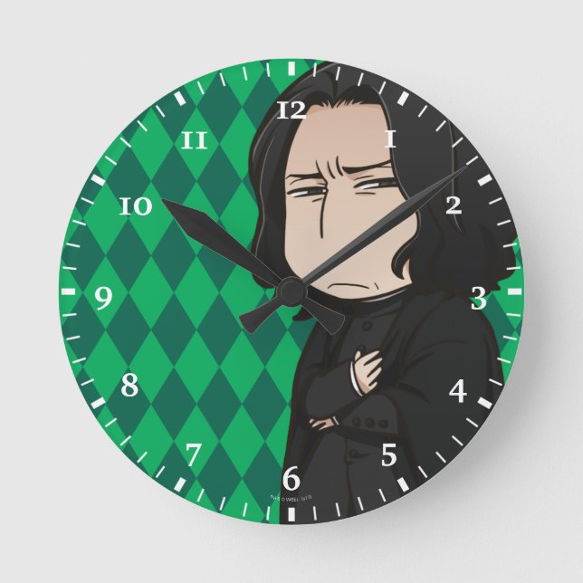 Reloj Redondo Mediano Anime Professor Snape (Anverso)