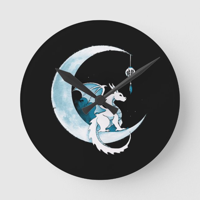 Reloj Redondo Mediano Año del Dragón (Anverso)