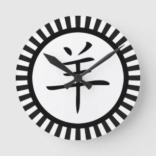 Reloj Redondo Mediano año del personaje de la cabra china