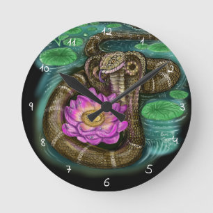 Reloj Redondo Mediano Año zodiaco chino de la serpiente