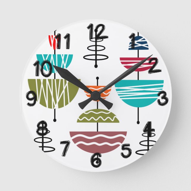 Reloj Redondo Mediano Antena (Anverso)