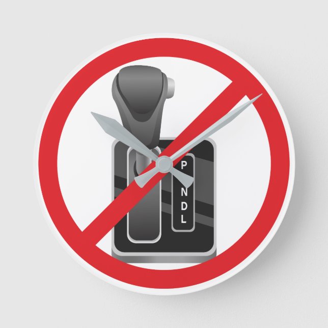 Reloj Redondo Mediano Anti-Automático - Caja de cambios manual de teclad (Anverso)