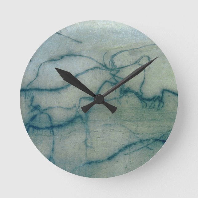 Reloj Redondo Mediano Antílope y bisonte, Perigordian (pintura de (Anverso)