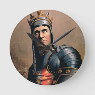 Reloj Redondo Mediano Anuncio para 'Juan McCullough como Richard III
