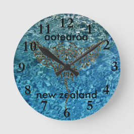 Reloj Redondo Mediano aotearoa new zealand clock stingray 25