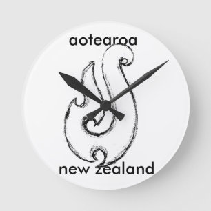 Reloj Redondo Mediano aotearoa Nueva Zelanda