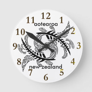 Reloj Redondo Mediano aotearoa nuevo zealand Fern