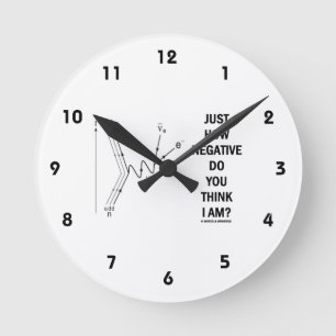 Reloj Redondo Mediano ¿Apenas cómo negativa usted me piensa es?