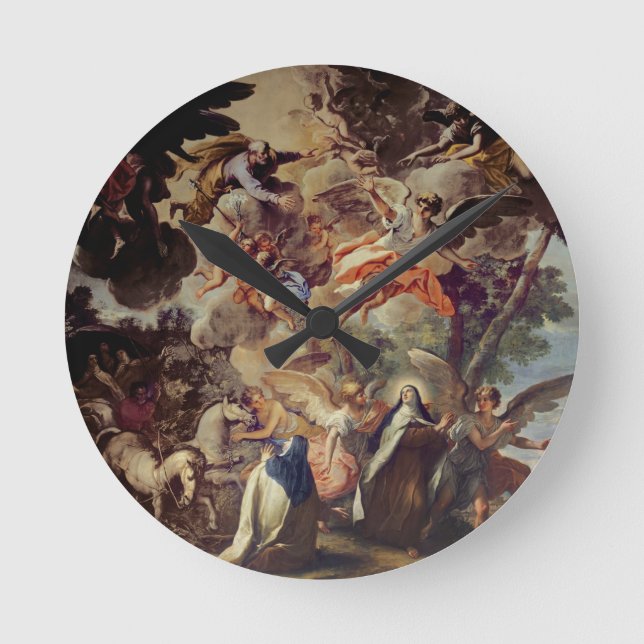 Reloj Redondo Mediano Apparition of St. Joseph to St. Theresa (Anverso)