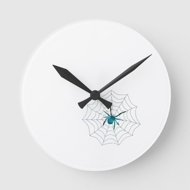 Reloj Redondo Mediano Araña (Anverso)