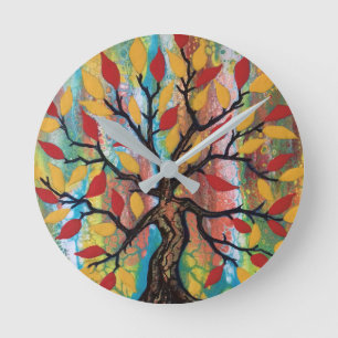 Reloj Redondo Mediano Árbol de vida