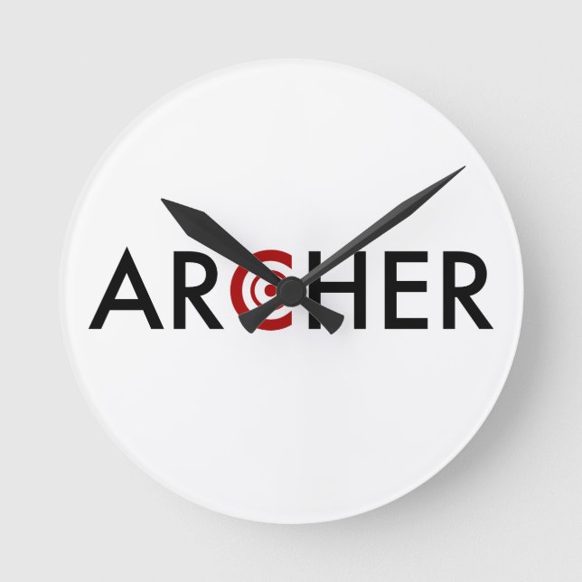 Reloj Redondo Mediano Archer (Anverso)