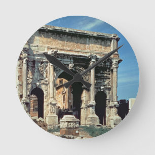 Reloj Redondo Mediano Arco triunfal de Septimius Severus, dedicado