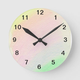 Reloj Redondo Mediano Arcoiris -