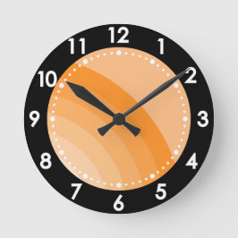 Reloj Redondo Mediano Arcoíris Retro Sunburst