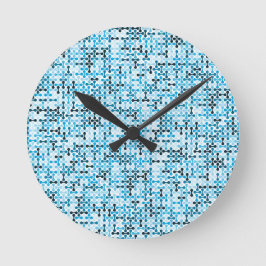 Reloj Redondo Mediano Arctic Flow – Ritmo Azul