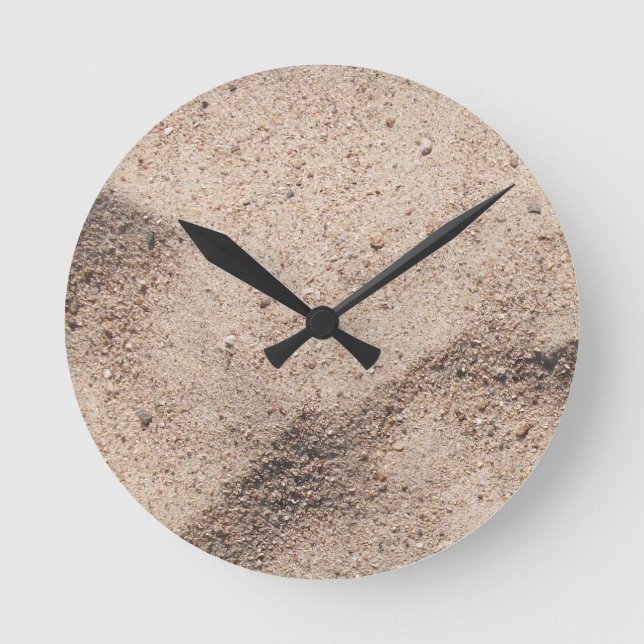 Reloj Redondo Mediano Arena playa (Anverso)