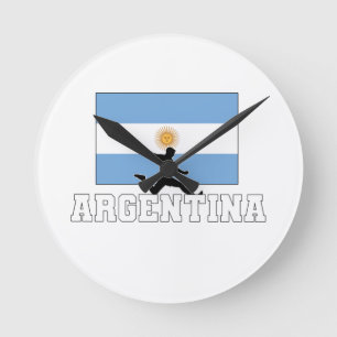 Reloj Redondo Mediano Argentina Football Soccer National Team