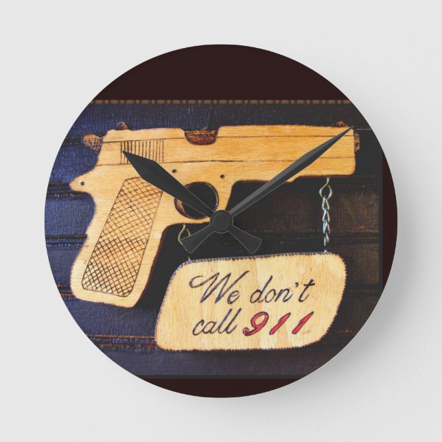 Reloj Redondo Mediano Arma (Anverso)