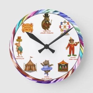 Reloj Redondo Mediano Armand, el domador de armadillos