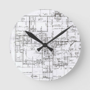 Reloj Redondo Mediano ¡Arquitectos todo!