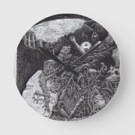 Reloj Redondo Mediano Arriba y abajo por Brian Benson