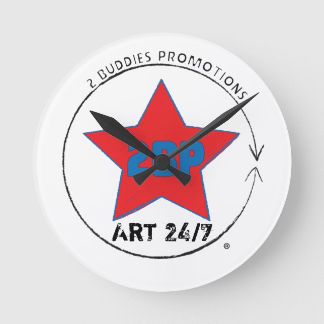 Reloj Redondo Mediano Art 24/7 (Anverso)