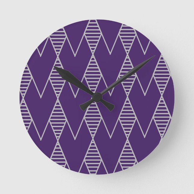 Reloj Redondo Mediano Art Deco (Anverso)