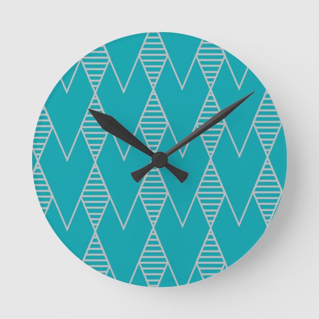 Reloj Redondo Mediano Art Deco (Anverso)